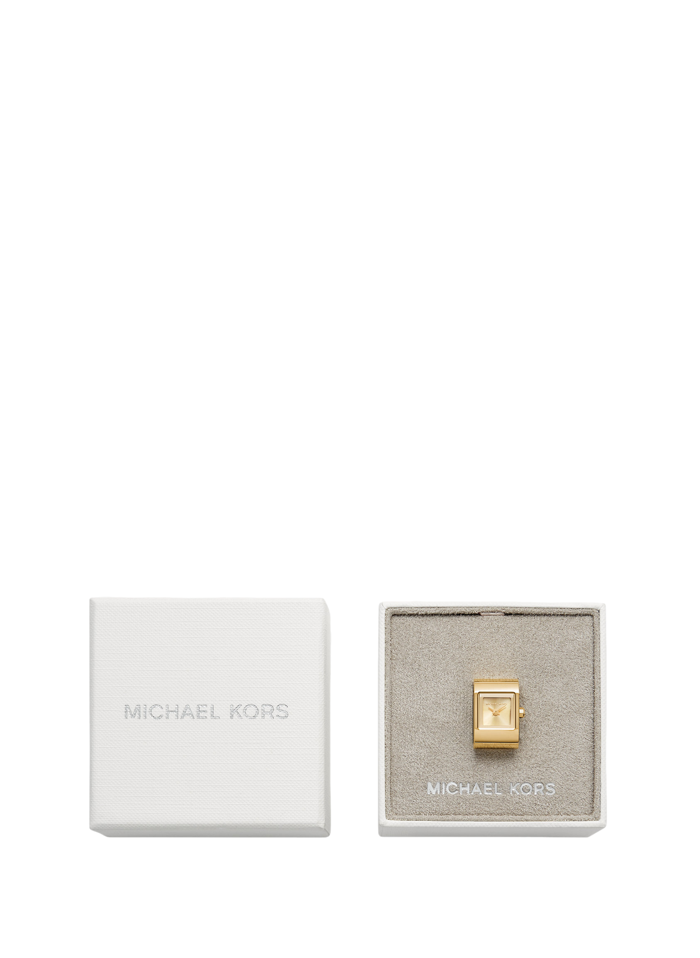 Montre bague quartz Darrington en acier inoxydable MICHAEL KORS MONTRES Doré
