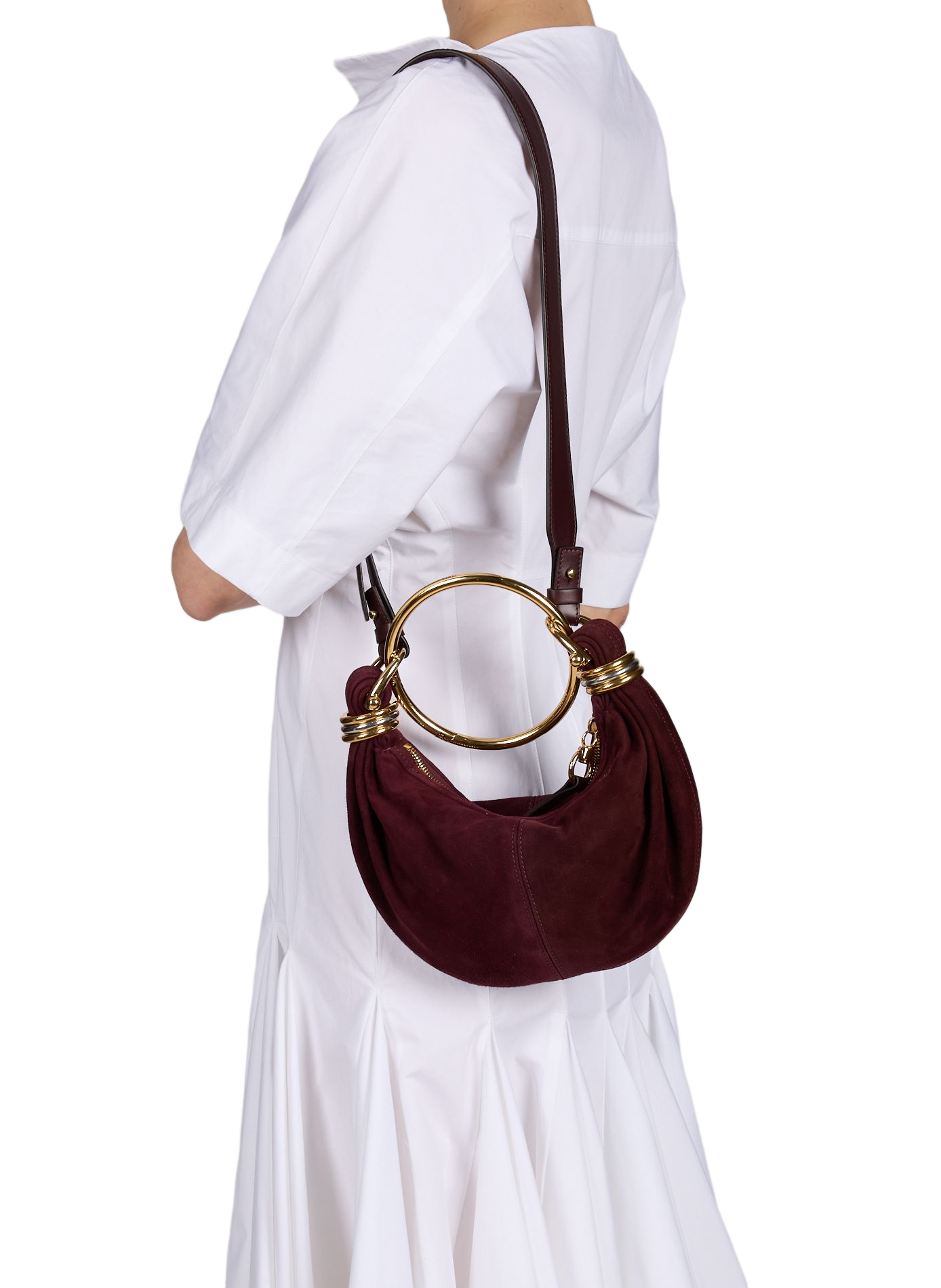 Mini handbag Goat leather wrist strap CHLOÉ Red