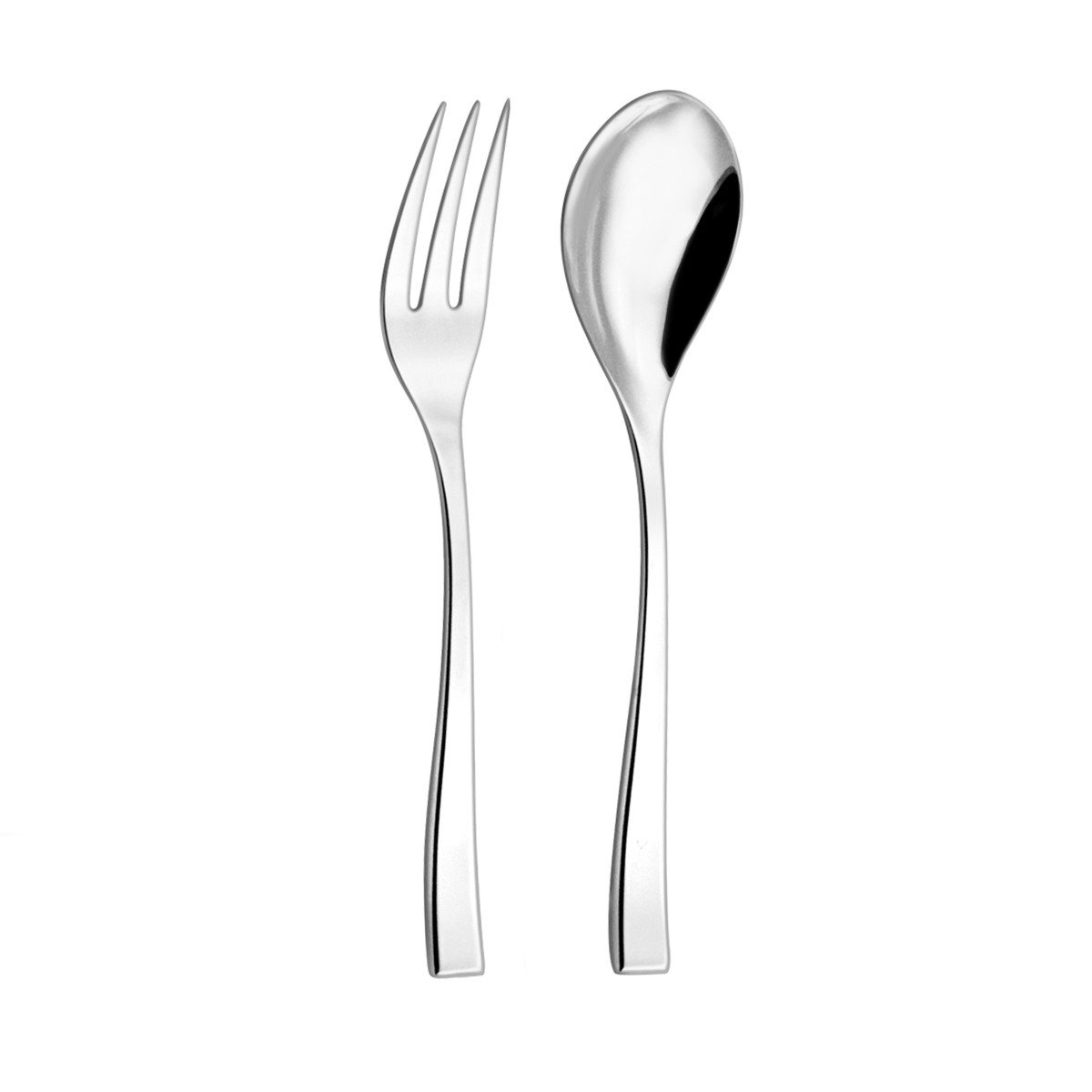 Steel - 2 couverts de service COUZON Argent
