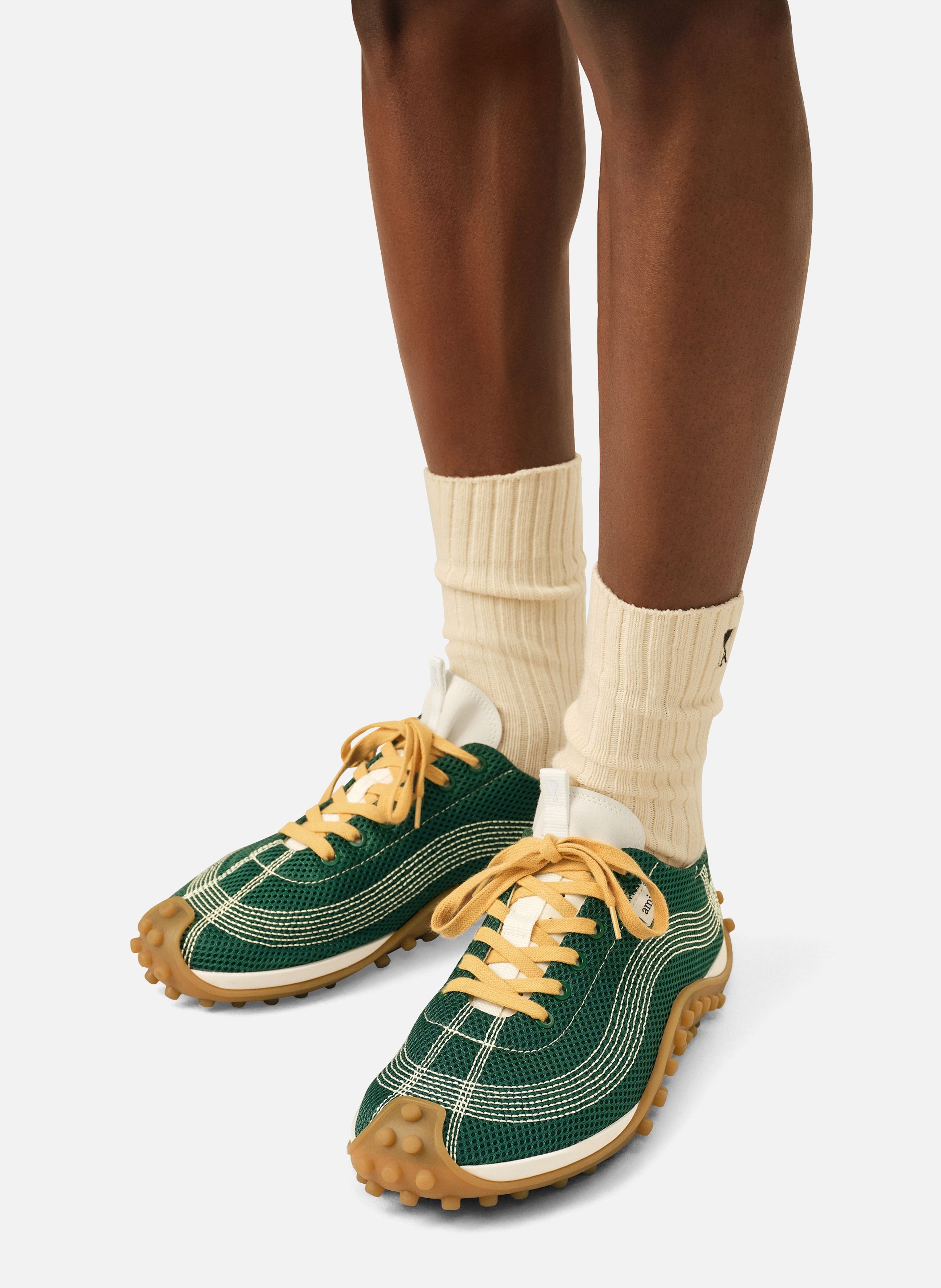 Sneakers mirage unisexes en mesh AMI PARIS Multicolore