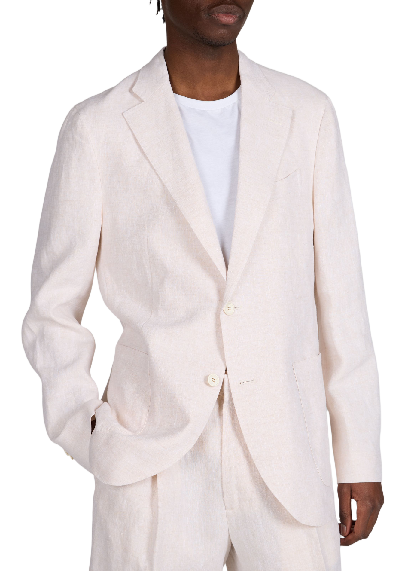 Giacca diritta in lino SLOWEAR Bianco