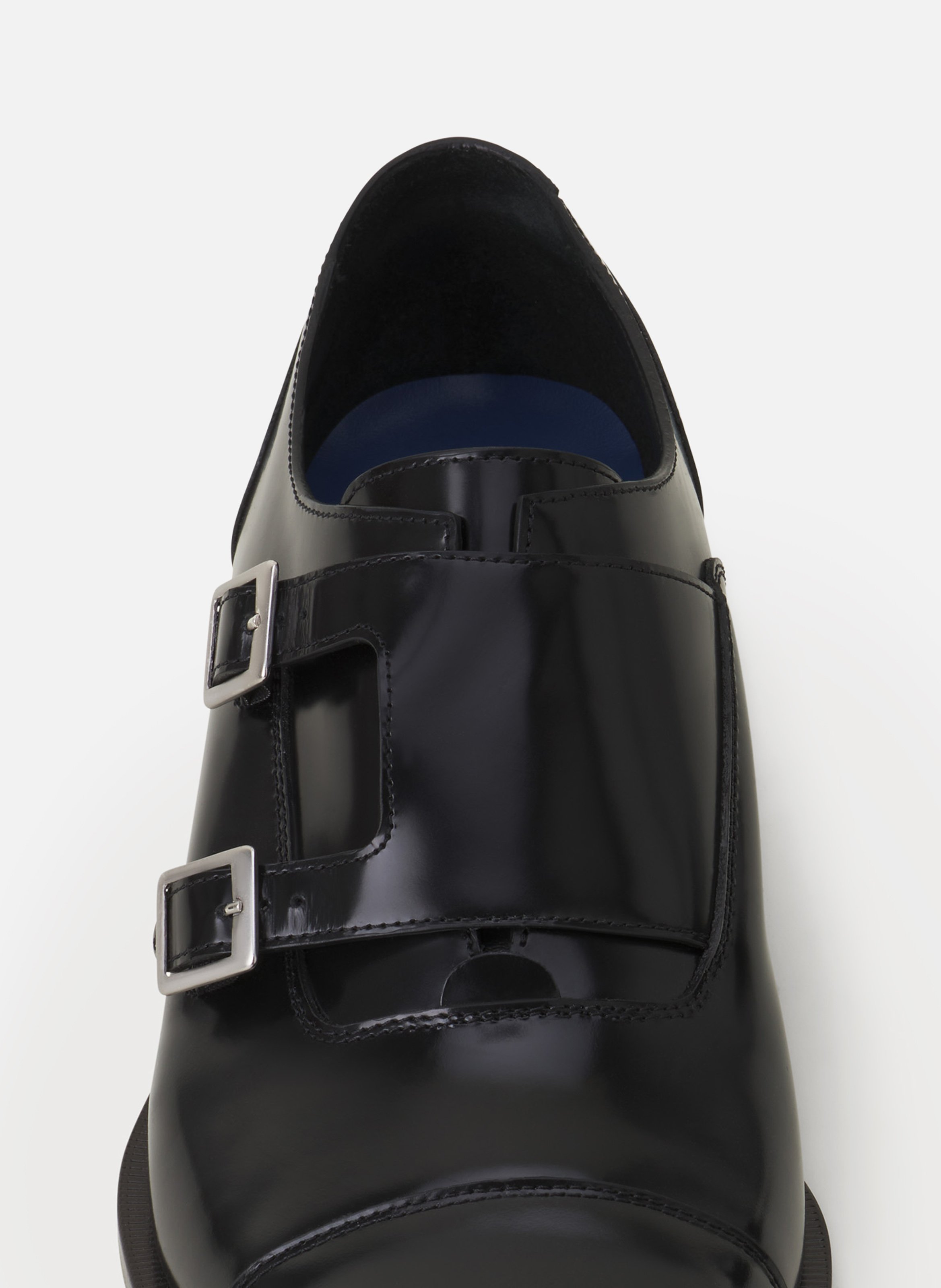 Monk en cuir brillant LANVIN Noir