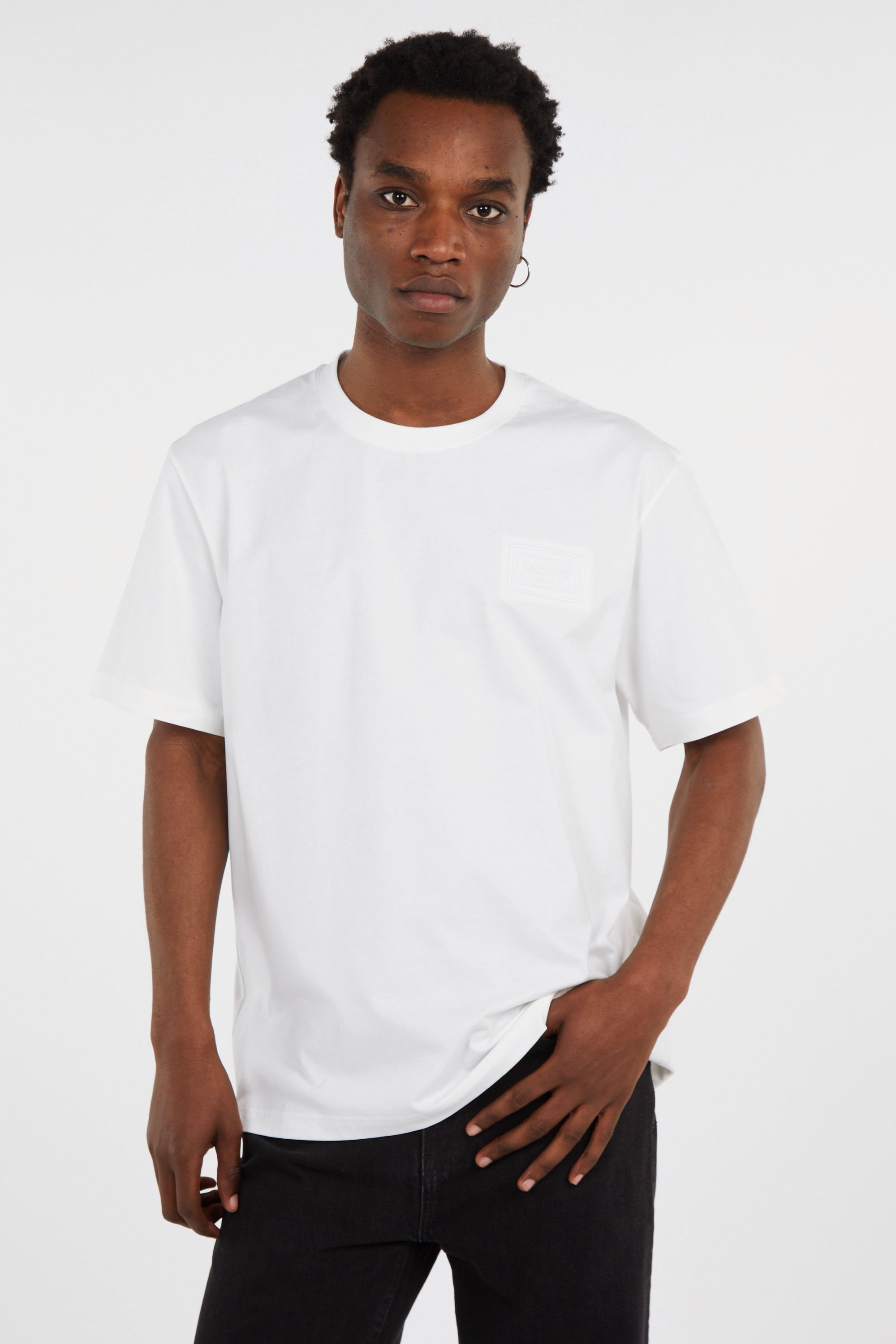 T-shirt tee-shirt LACOSTE Blanc