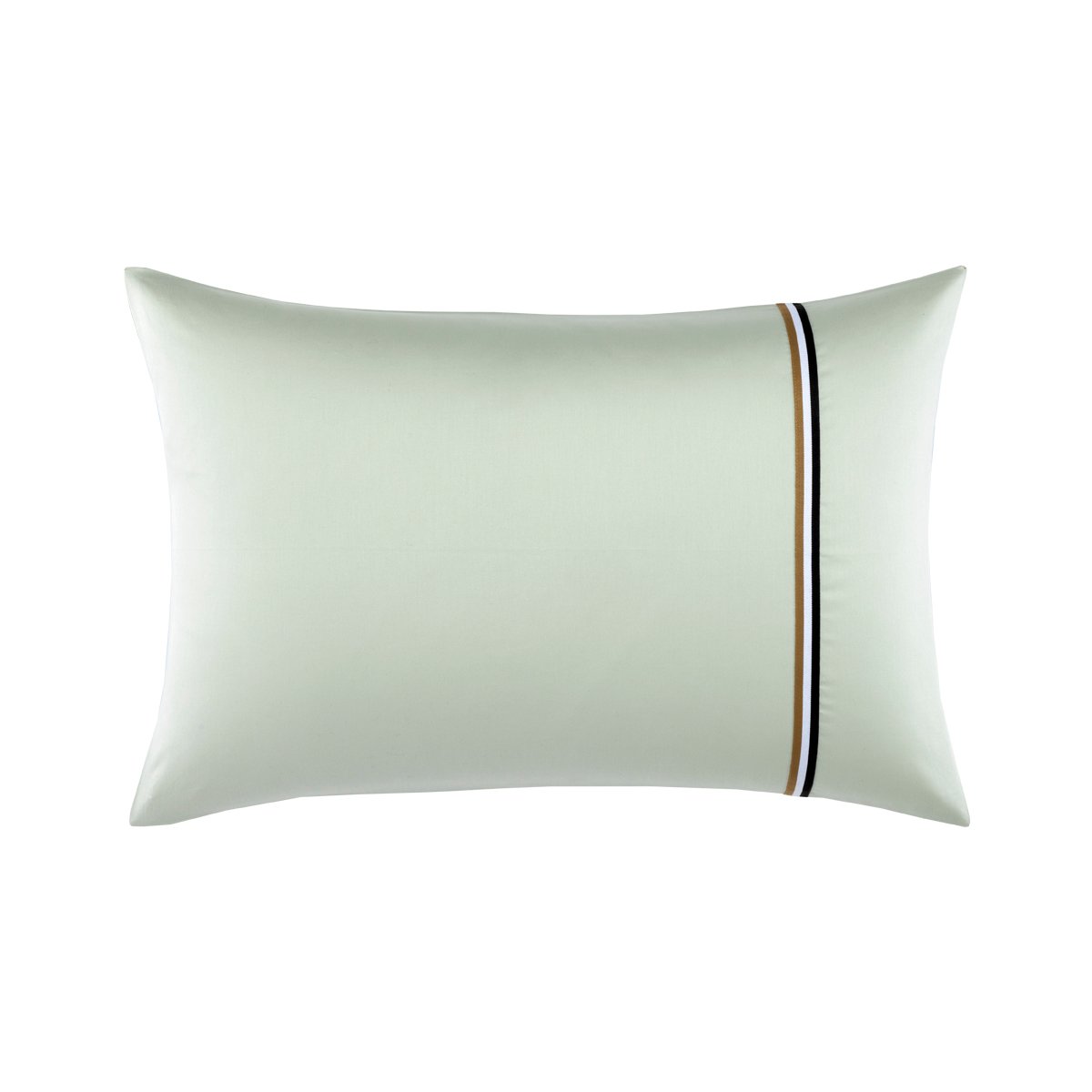Taie d'oreiller en satin de coton, b linea BOSS HOME Vert