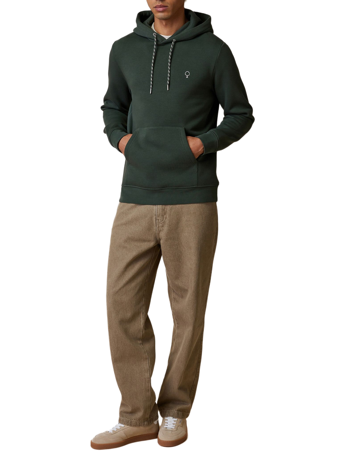 Oversized sweatshirt van gemengd katoen FAGUO Groen