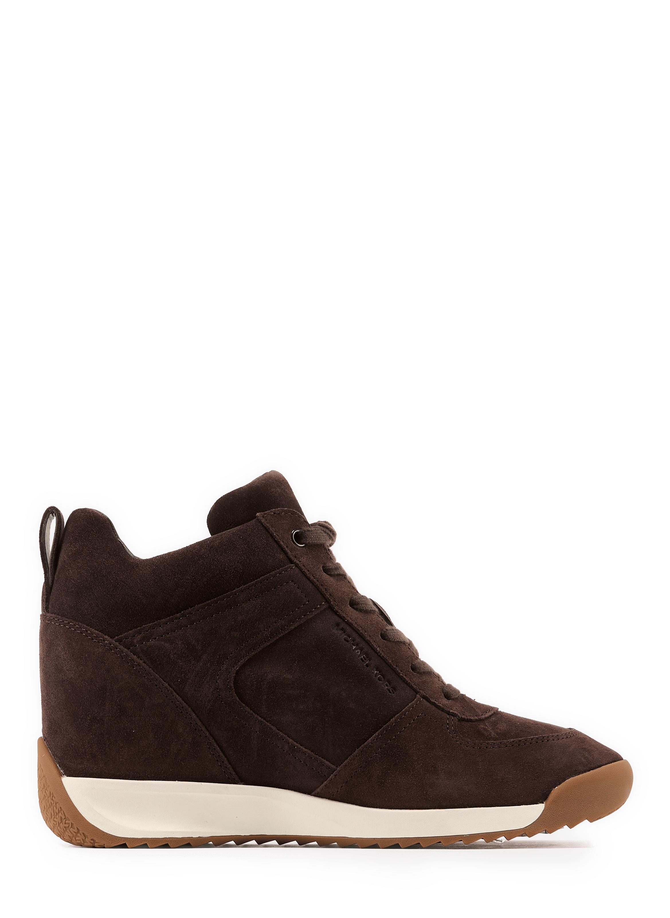 Baskets compensées en cuir MICHAEL KORS Brown