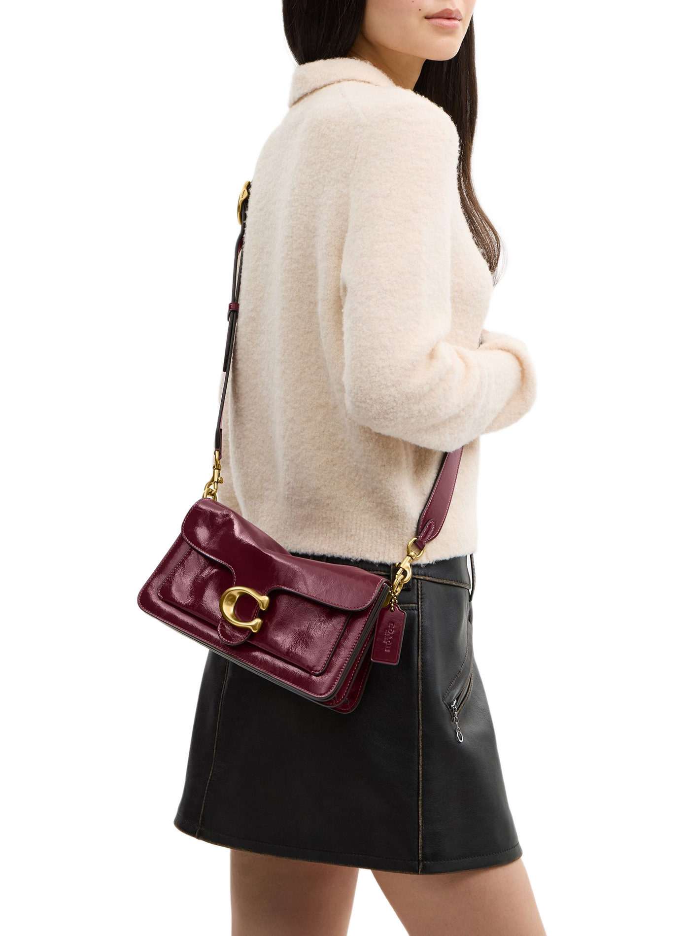 Tabby 26 leather handbag COACH Red