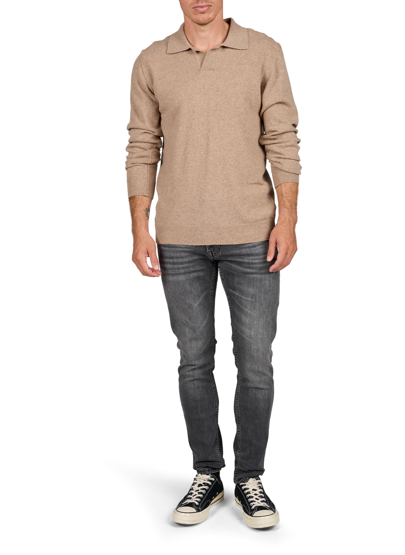 GABINO Polopullover aus Wolle LAFAURIE Braun
