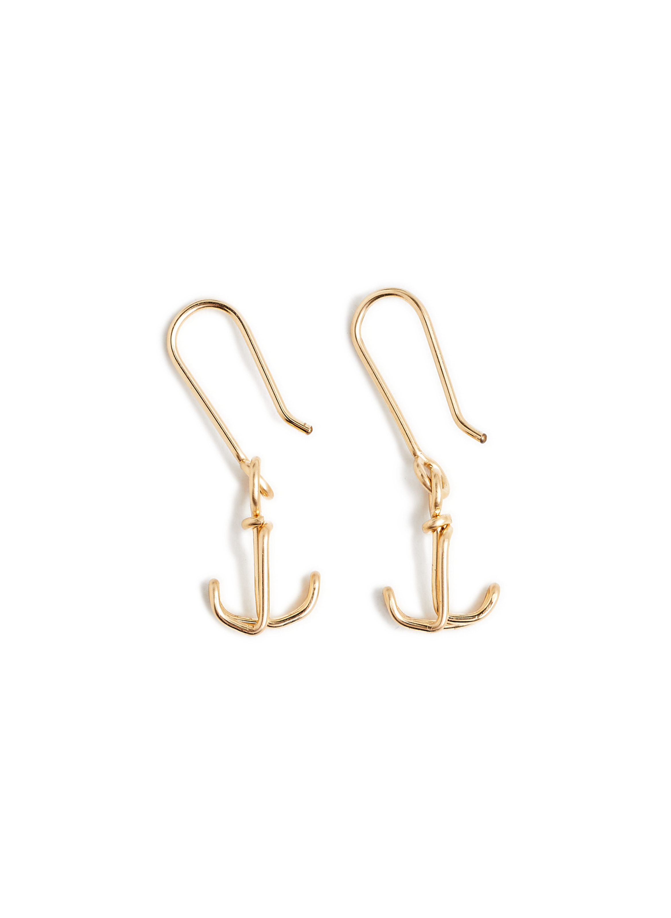 ATELIER PAULIN Boucles d'oreille Ancre Doré