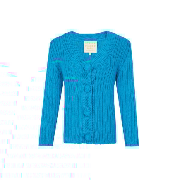 Cardigan Coyllur en laine et alpaga
