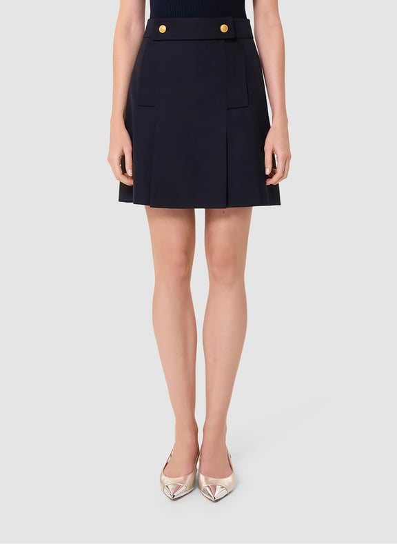 Jupe courte uni - jimmy Bleu by TARA JARMON TARA JARMON Jupe courte uni - jimmy Bleu
