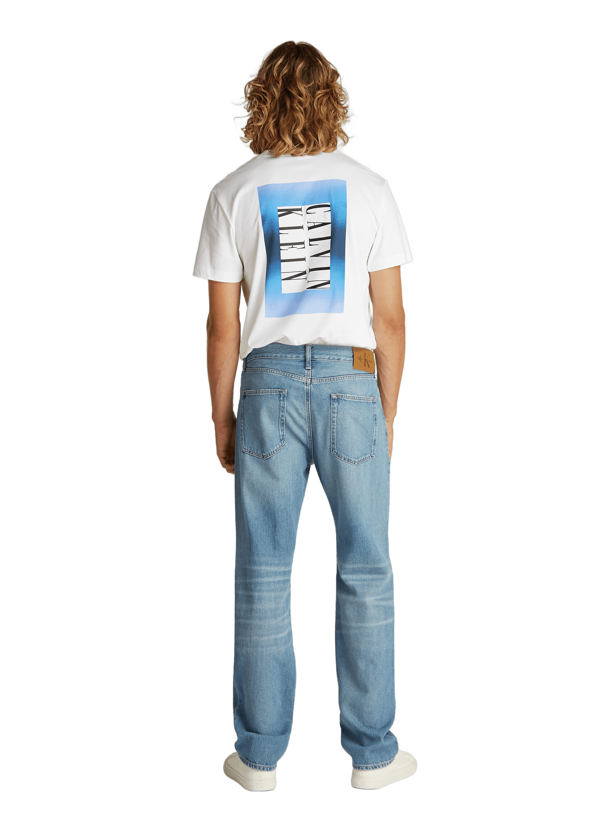 Jean droit CALVIN KLEIN Bleu