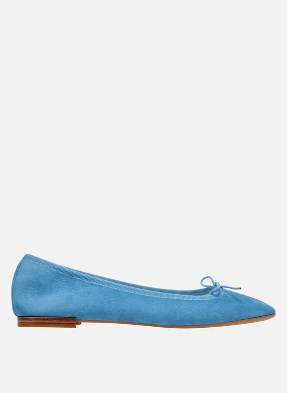 Ballerines en cuir cendrillon Bleu by REPETTO REPETTO Ballerines en cuir cendrillon Bleu