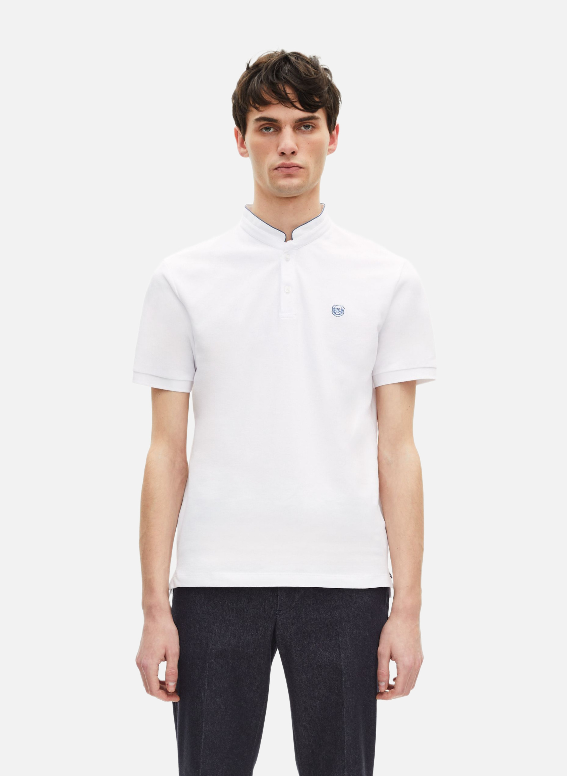 THE KOOPLES Polo en coton piqué Blanc
