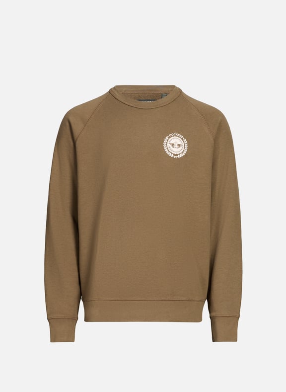 Sweatshirt uni Marron by DOCKERS DOCKERS Sweatshirt uni Marron