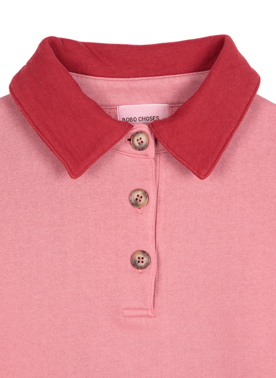 Sweatshirt molletonné  en coton BOBO CHOSES Rose