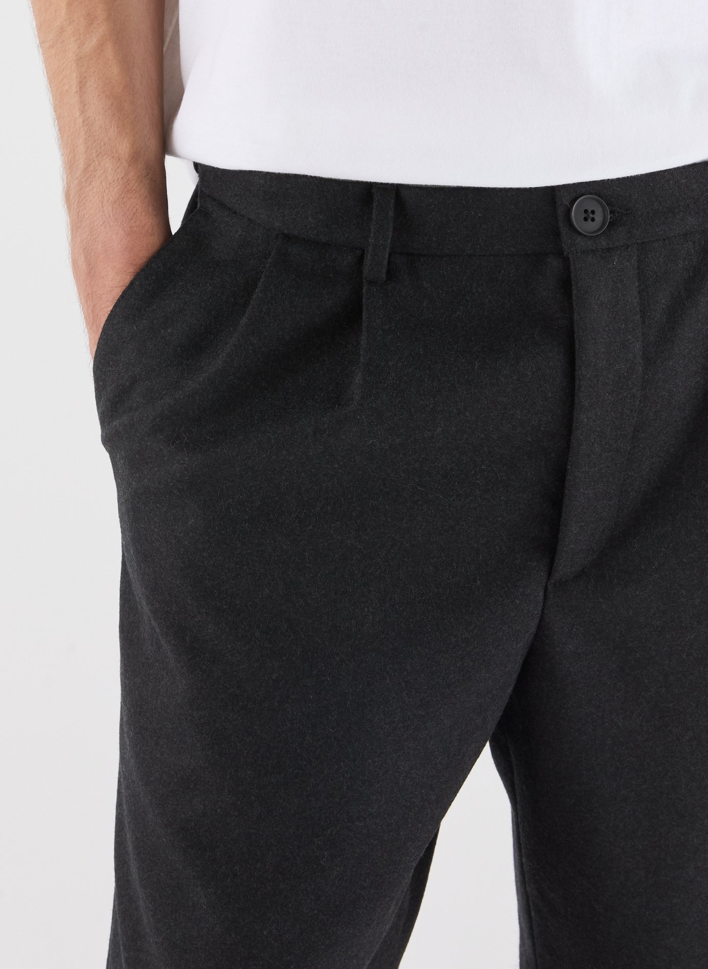 Wool Bermuda shorts SAISON 1865 Grey