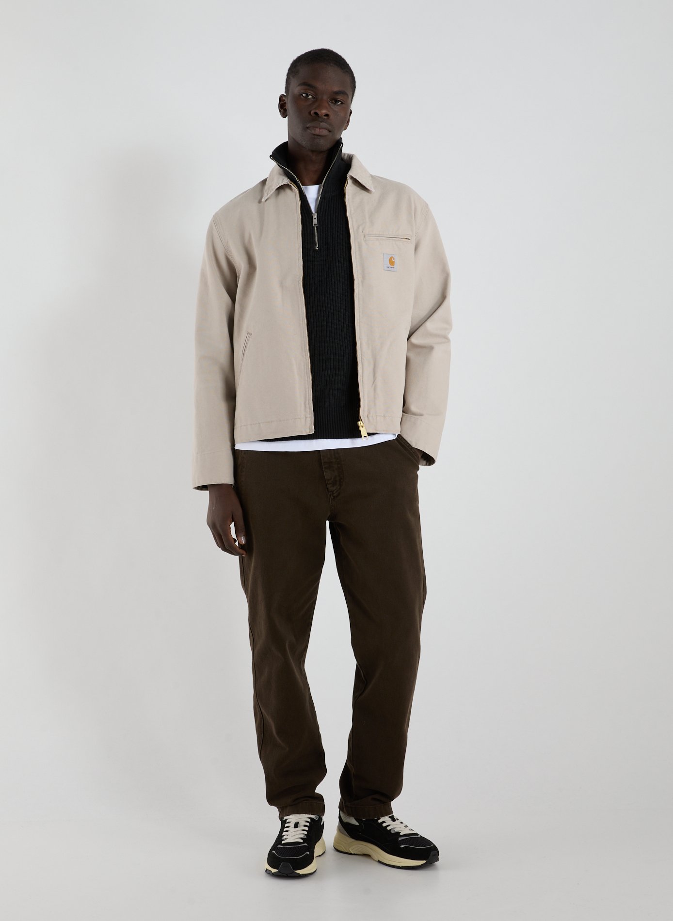 Veste col classique en coton CARHARTT WIP Beige