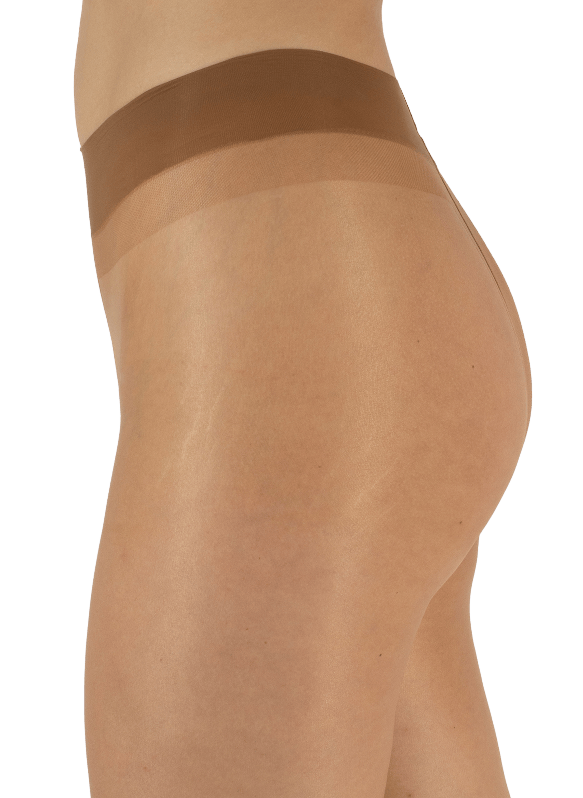 Collants Make Up satinés CETTE Marron