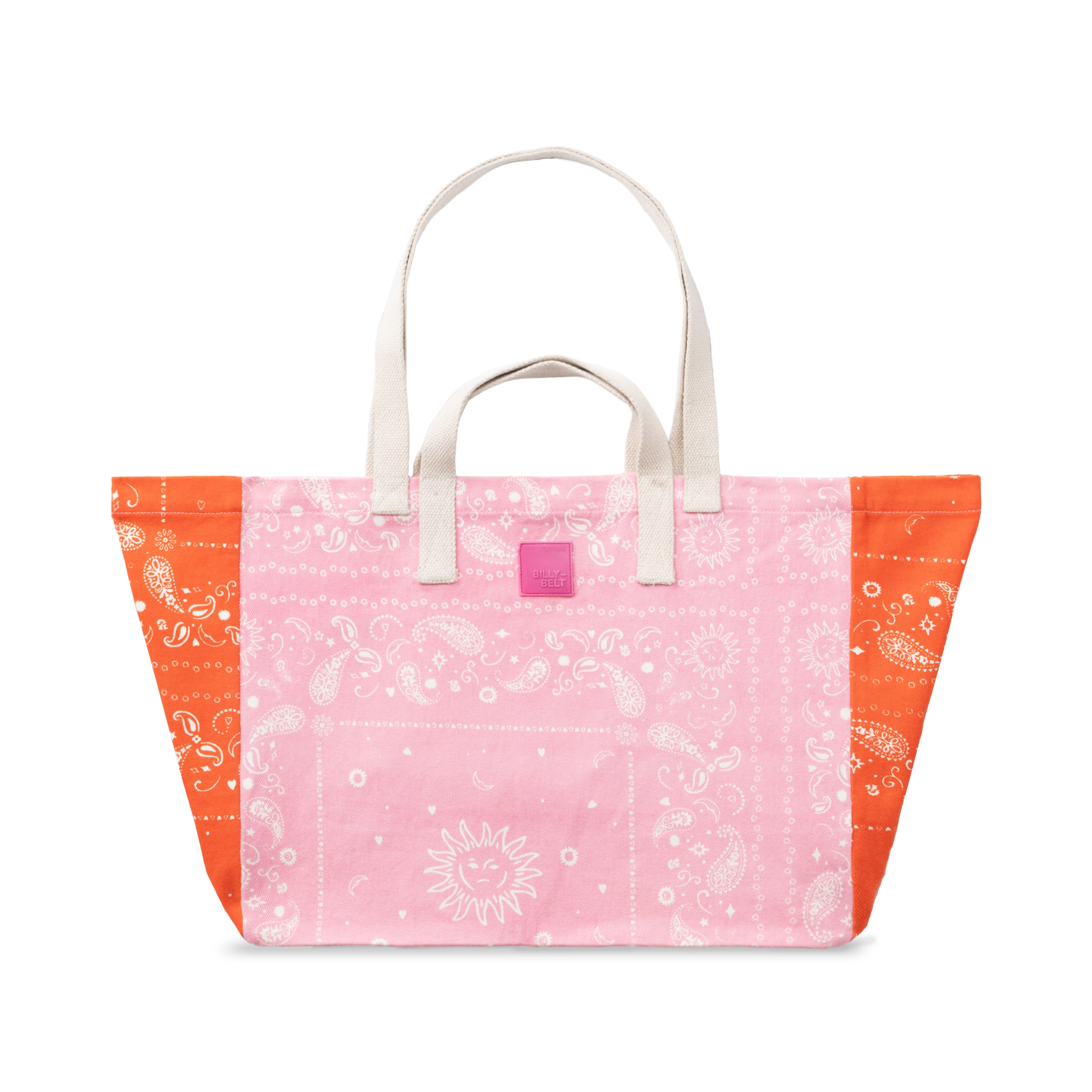 Sac cabas en coton biologique BILLYBELT Rose