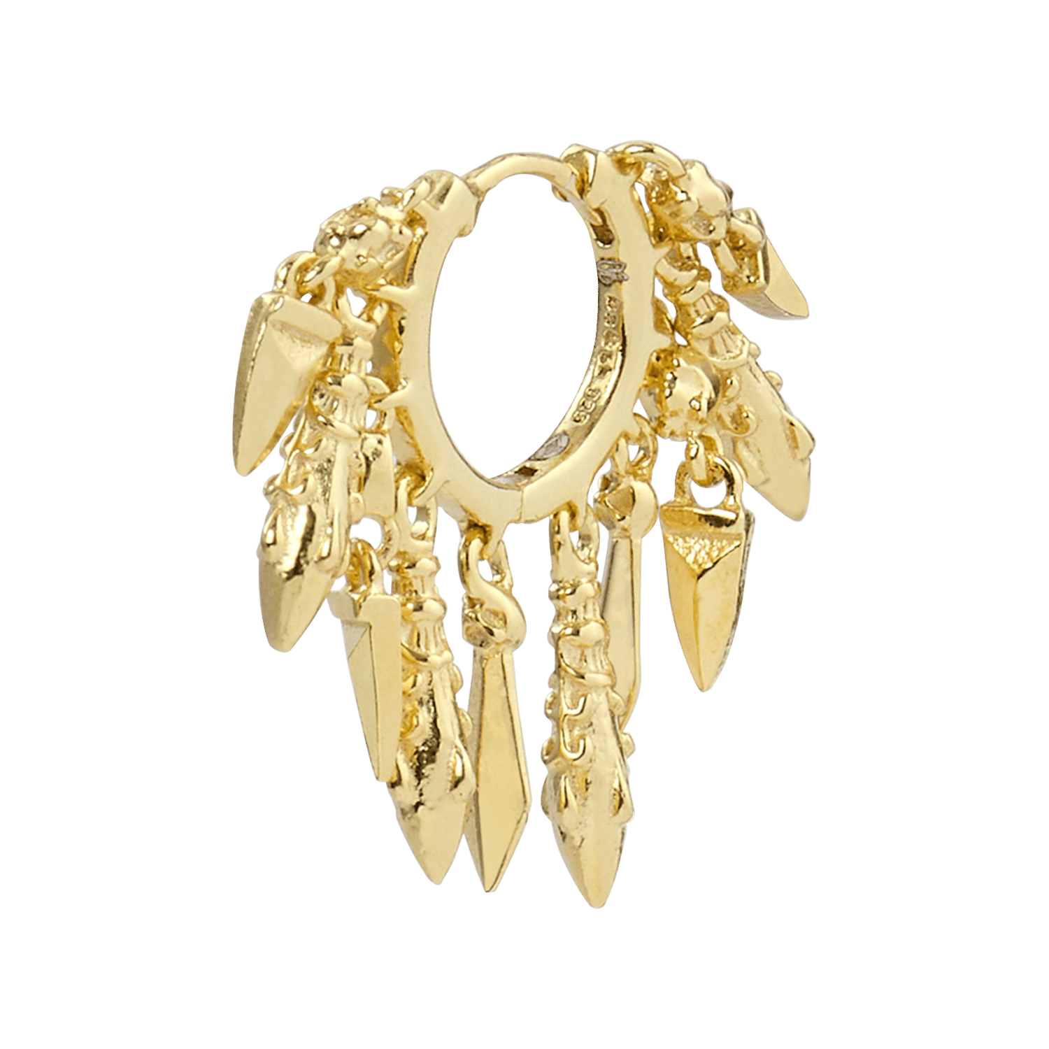 Boucle d'oreille mina BA&SH Doré