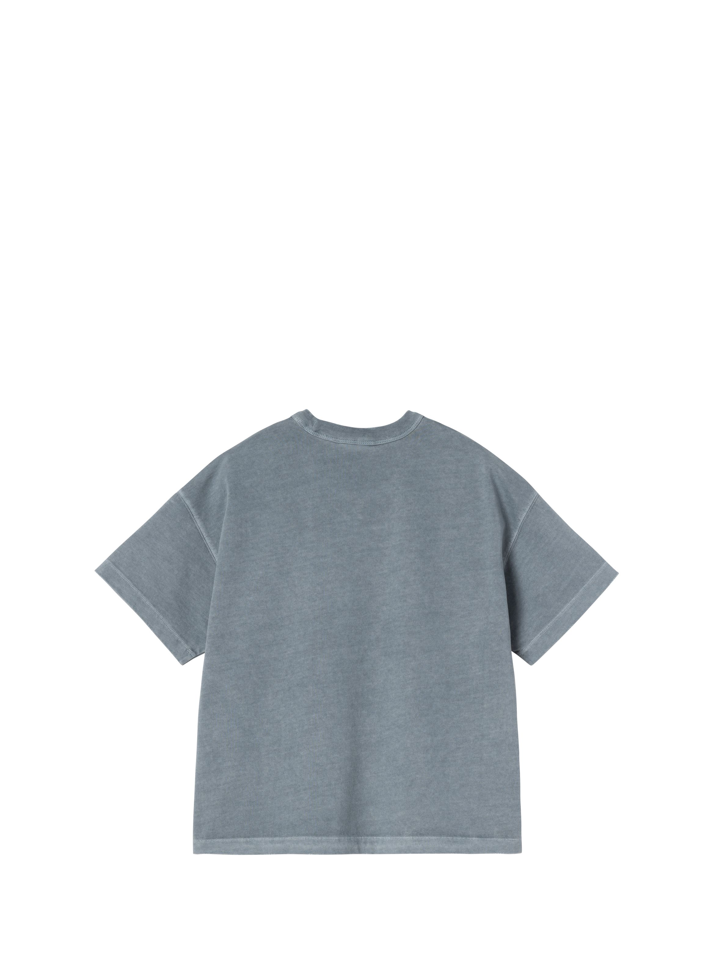 T-shirt droit à col rond en coton CARHARTT WIP Bleu