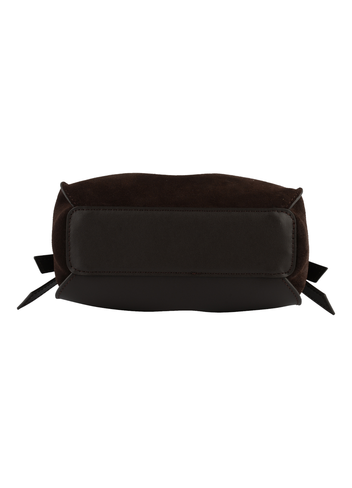 Blossom daim | sac porté travers pm POURCHET Marron