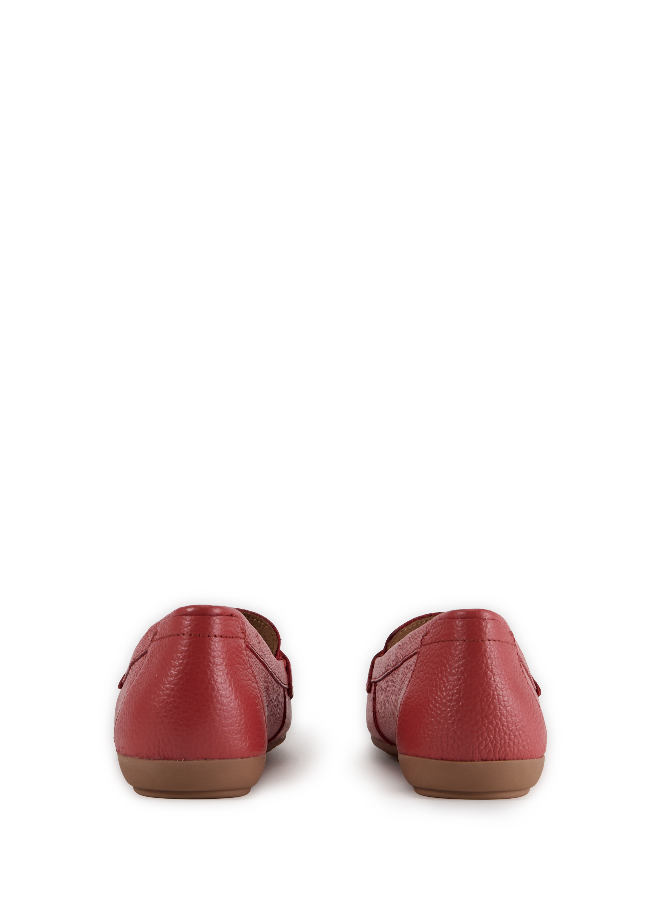 Annytah leather moccasins GEOX Red
