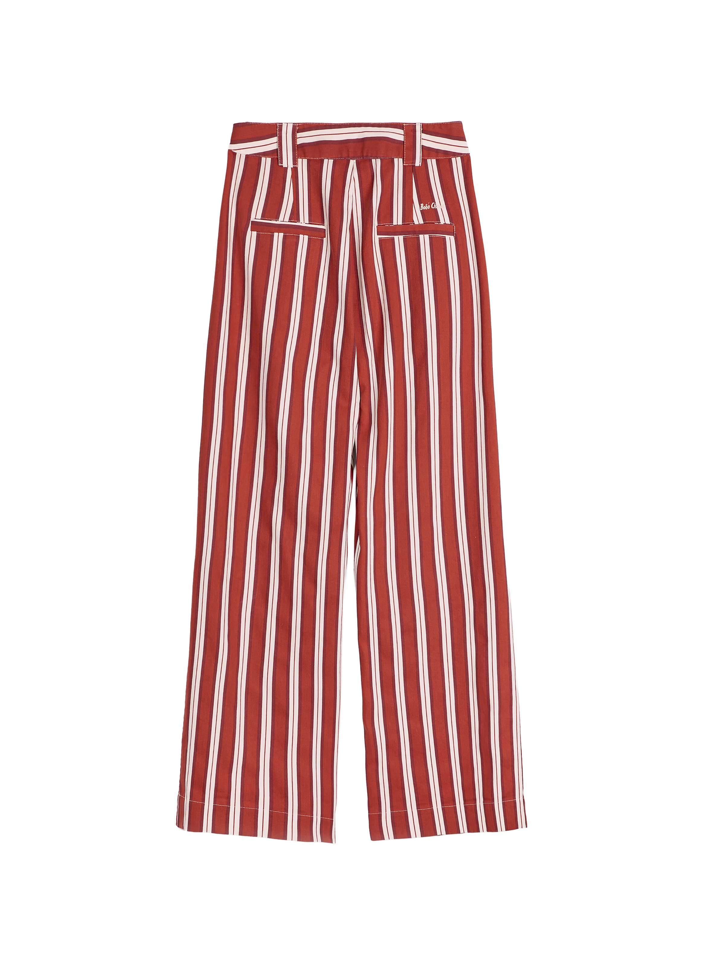 Pantalon droit à rayures en coton BOBO CHOSES Multicolore