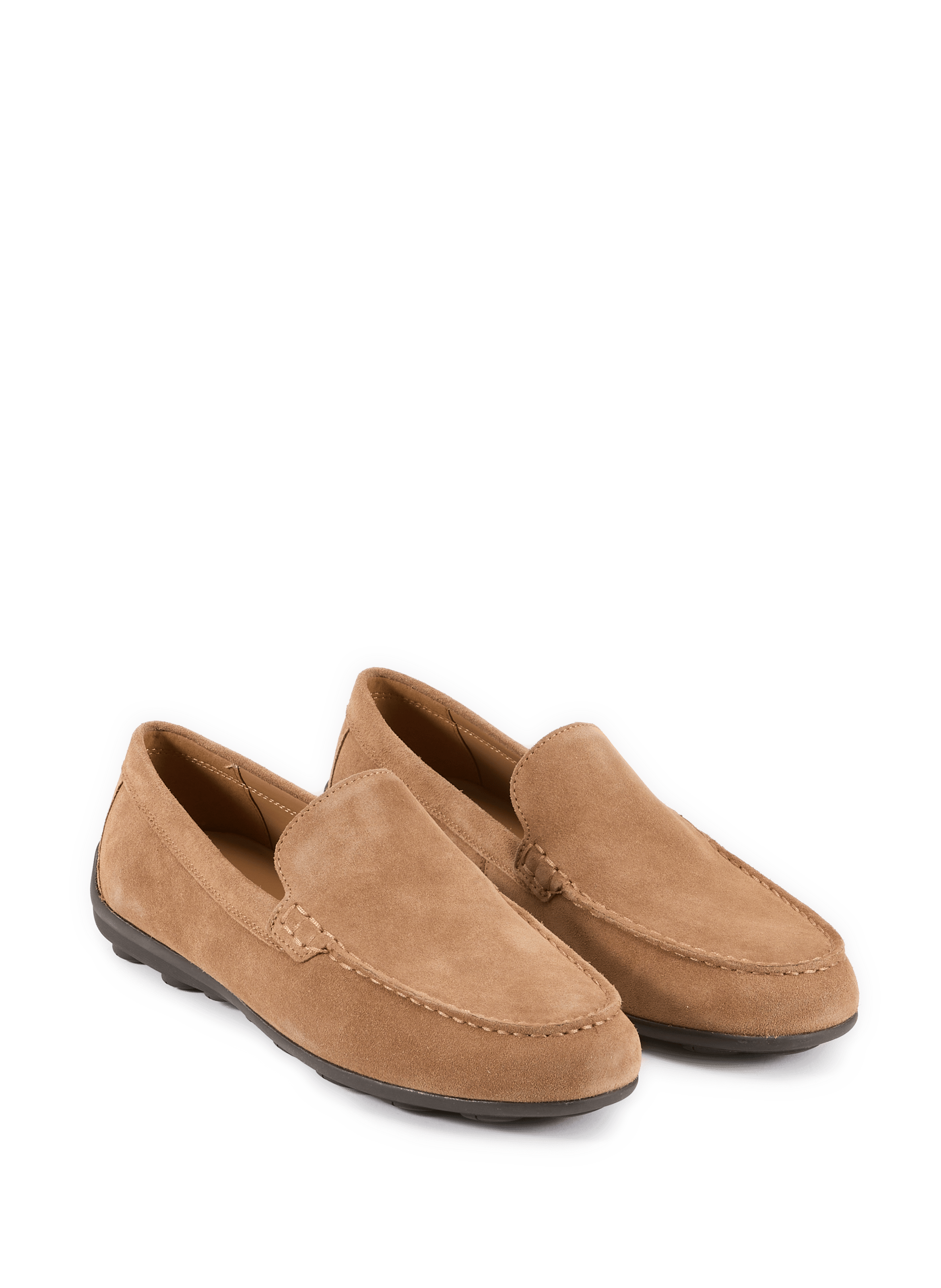 Suede Spherica Moccasins GEOX Brown