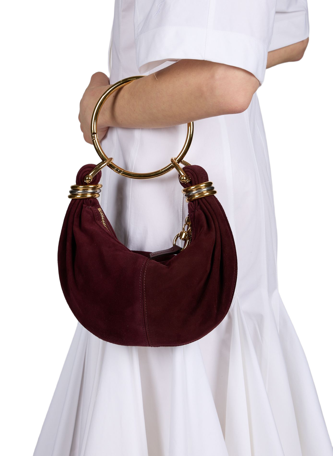 Mini handbag Goat leather wrist strap CHLOÉ Red