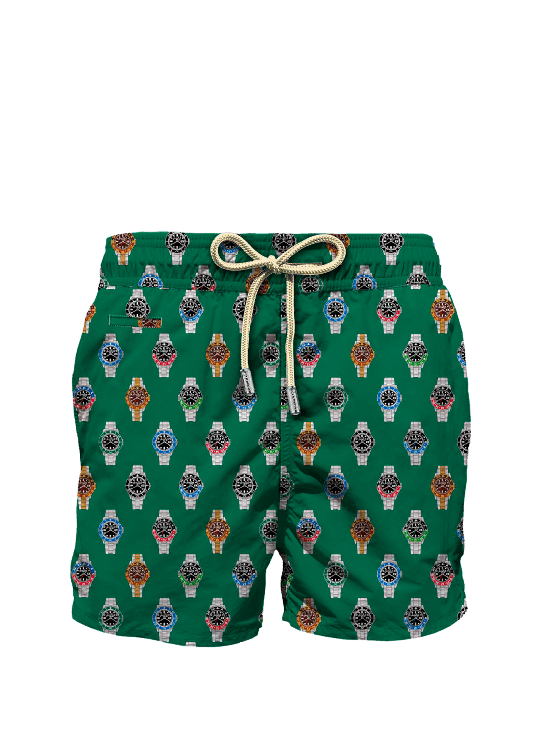 Short de bain imprimé Light Fantasy MC2 SAINT BARTH Vert