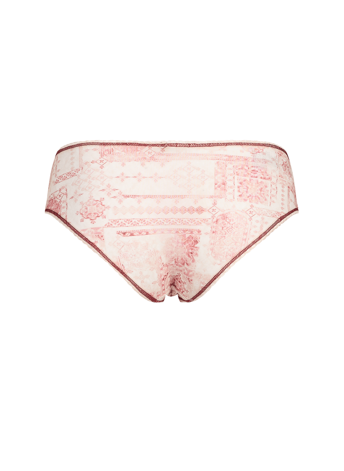 Printed culottes with lace edges MOMONI Pink