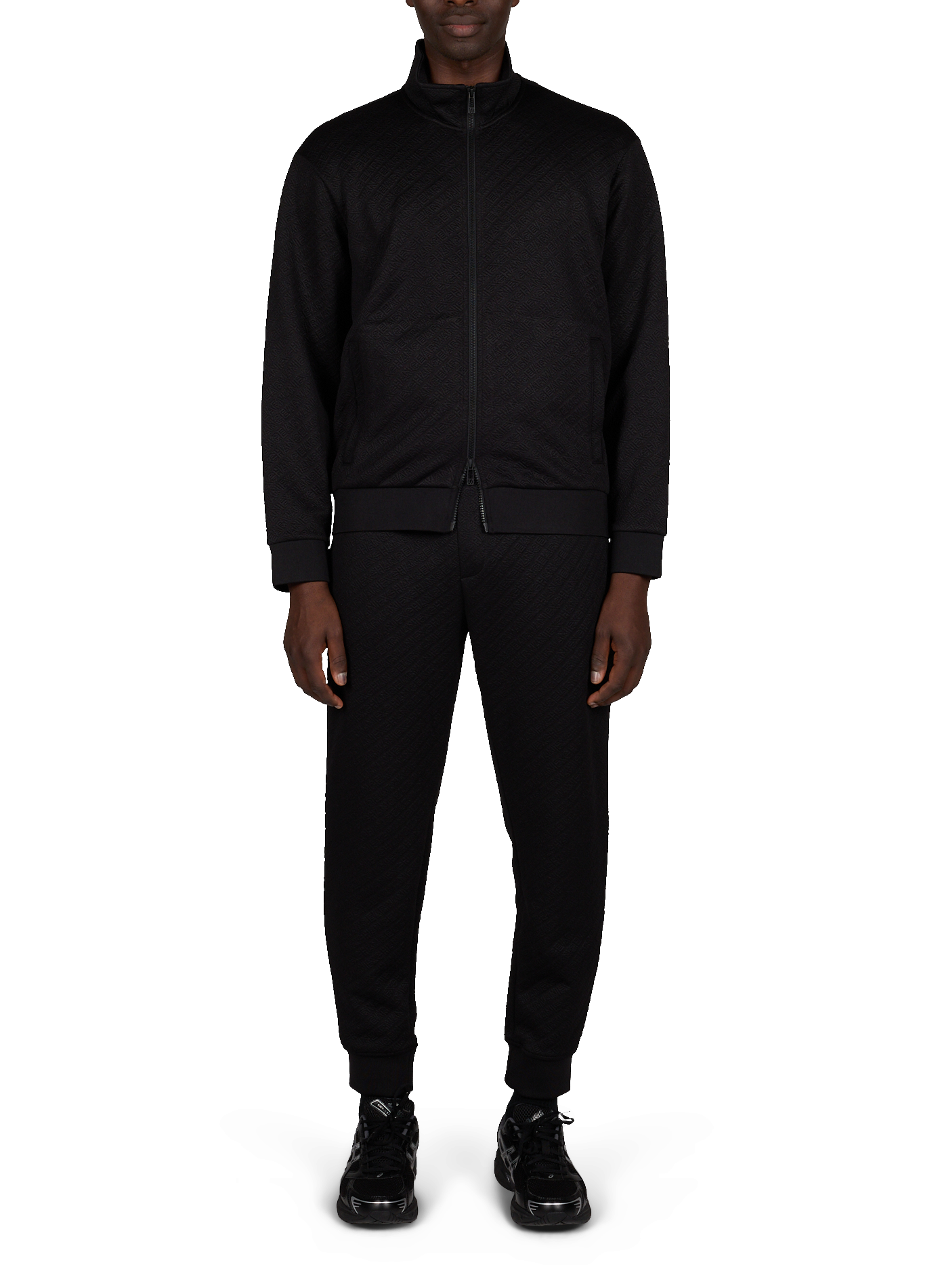 Light jacket with high collar ARMANI EXCHANGE Black