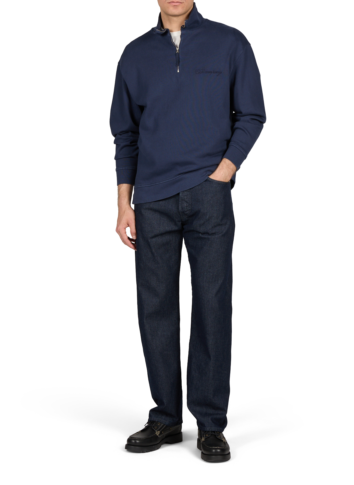 Straight-fit cotton T-shirt CP COMPANY White