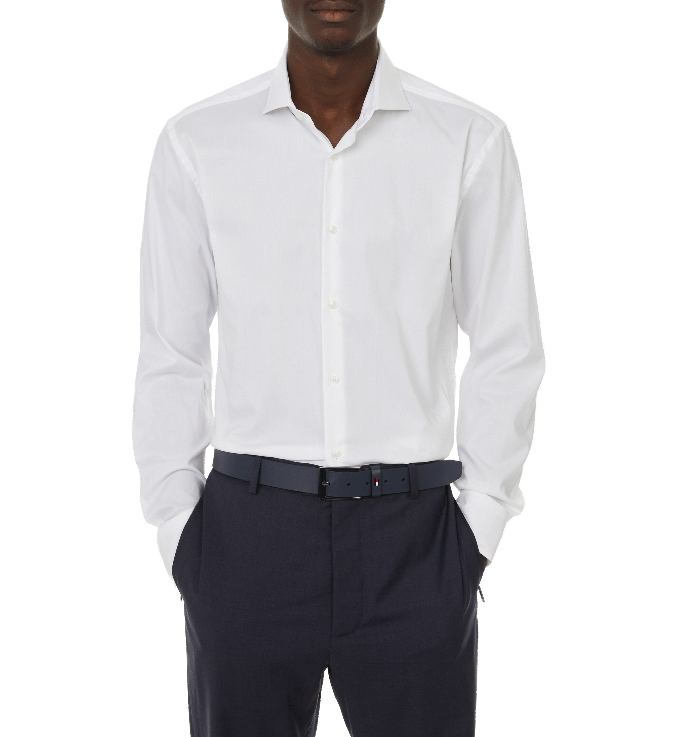 Cotton shirt BOSS White