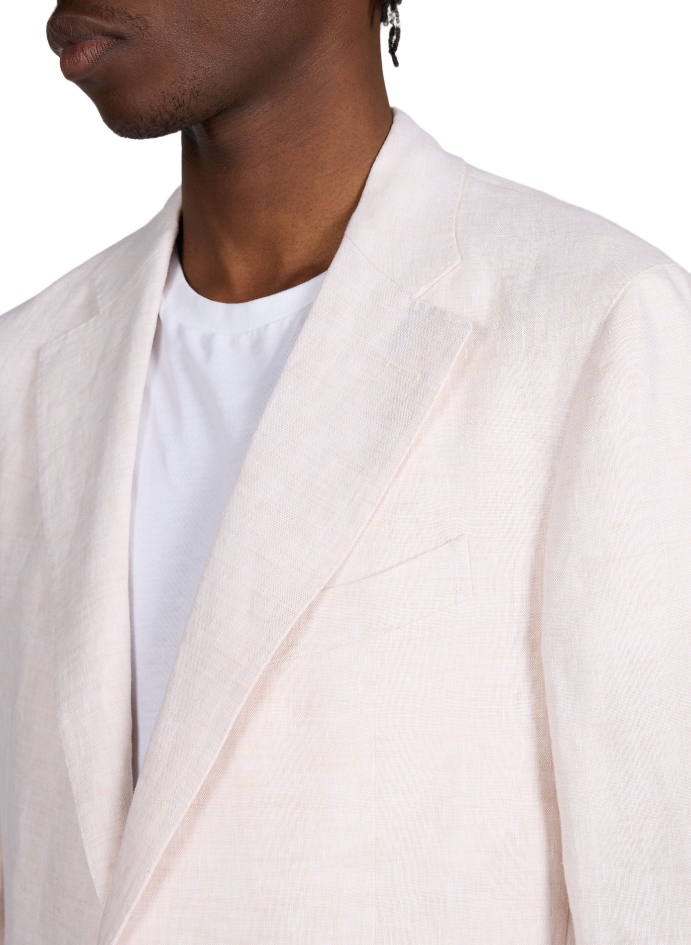 Giacca diritta in lino SLOWEAR Bianco