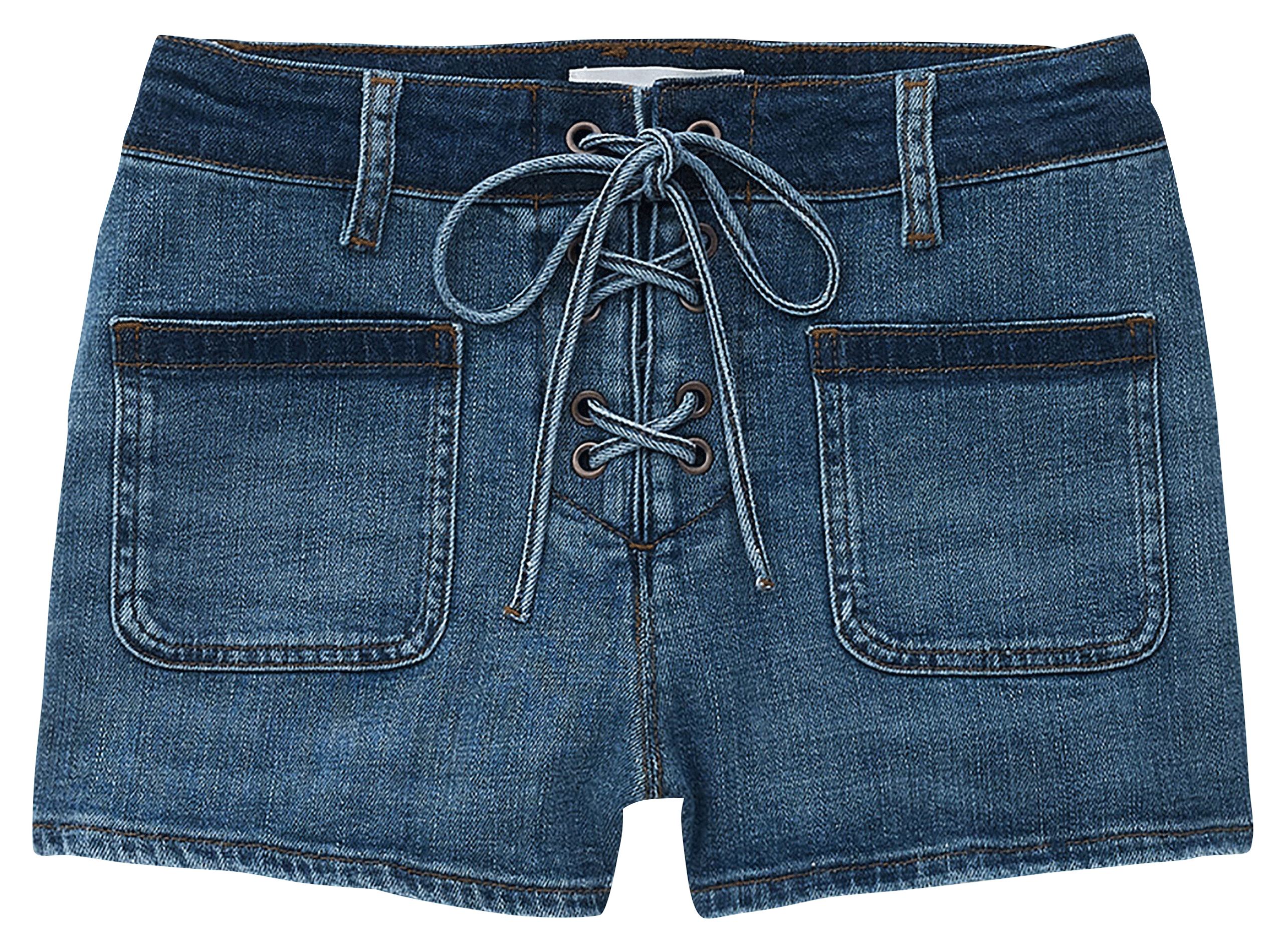 Short droit en coton mélangé rio BA&SH Bleu