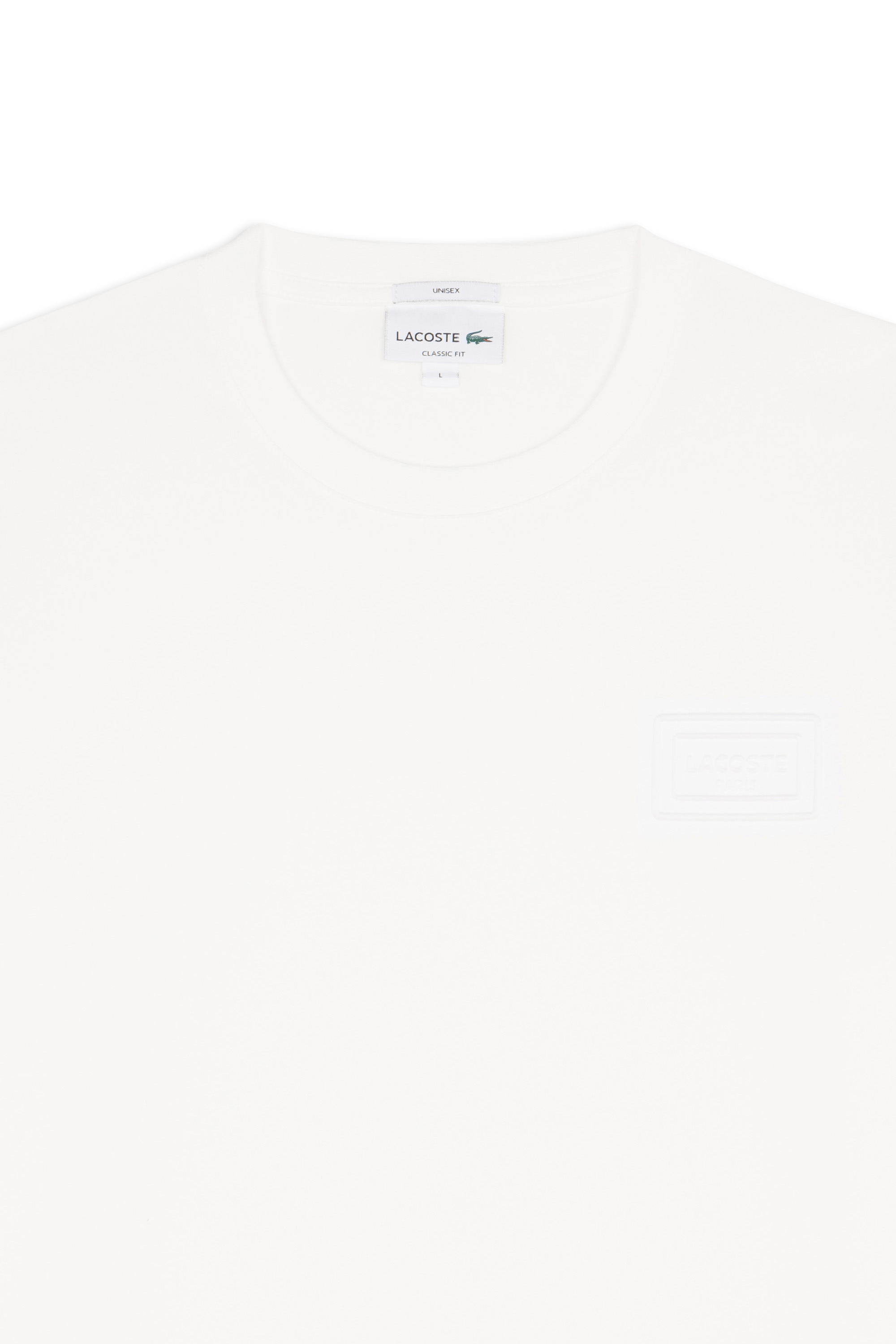 T-shirt tee-shirt LACOSTE Blanc