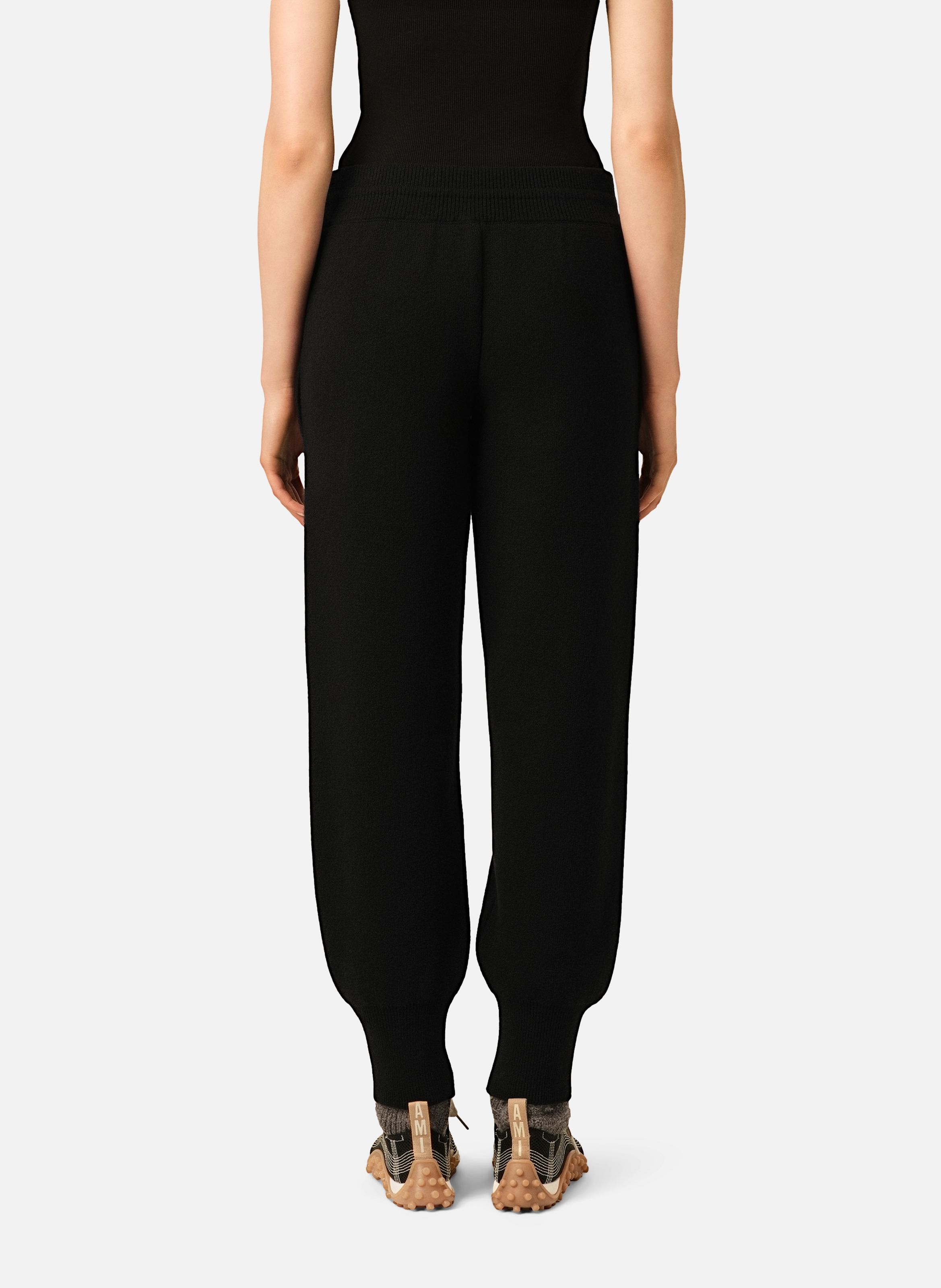 Jogging unisexe en laine AMI PARIS Noir