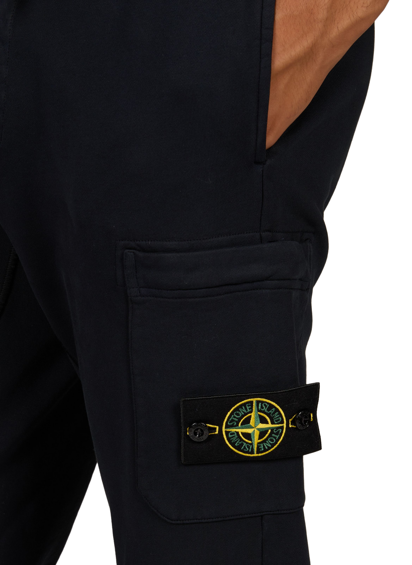 Cargo broek van katoen STONE ISLAND Blauw