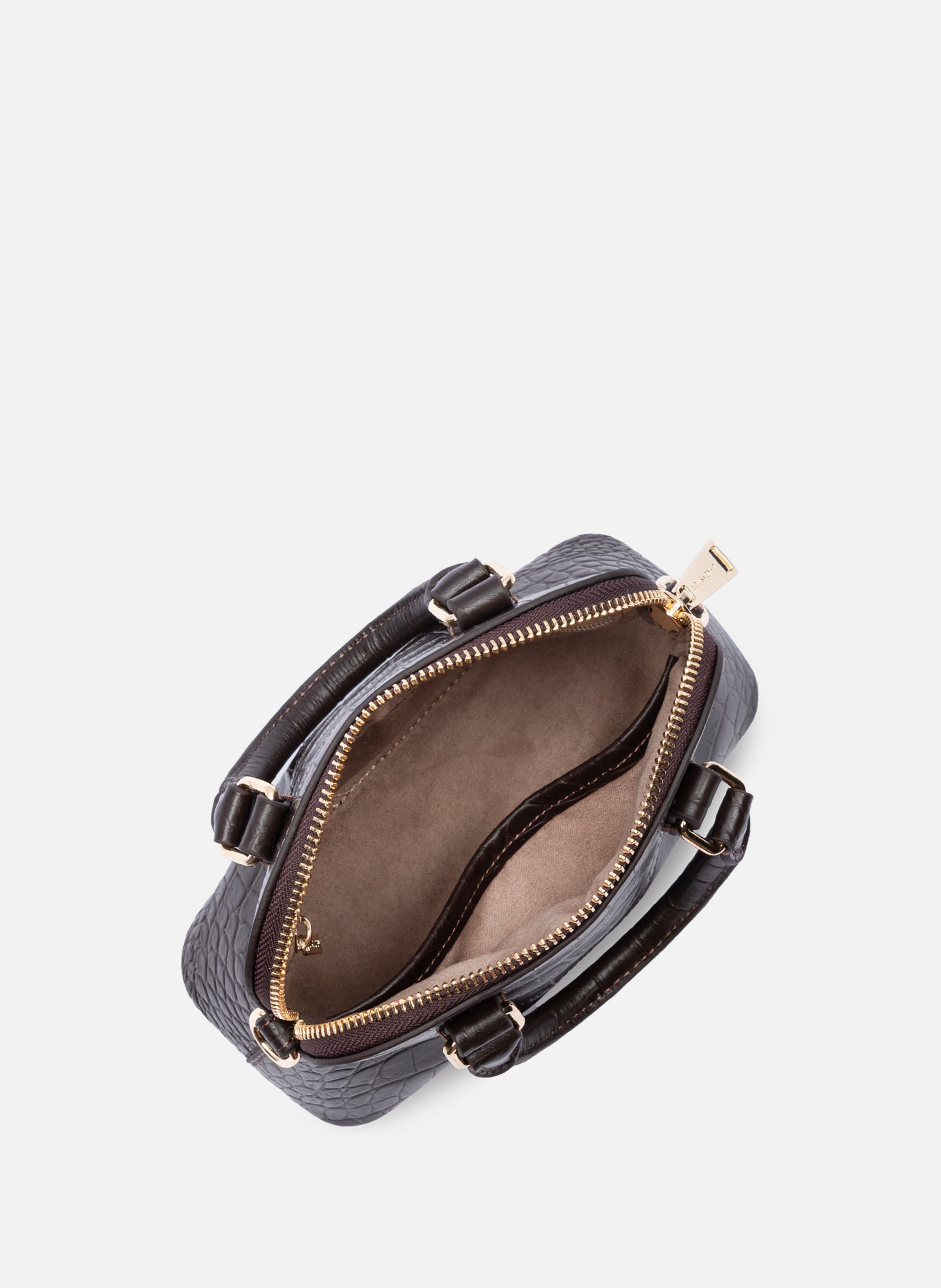 Kleine halvemaanvormige tas - exo LANCASTER Bruin