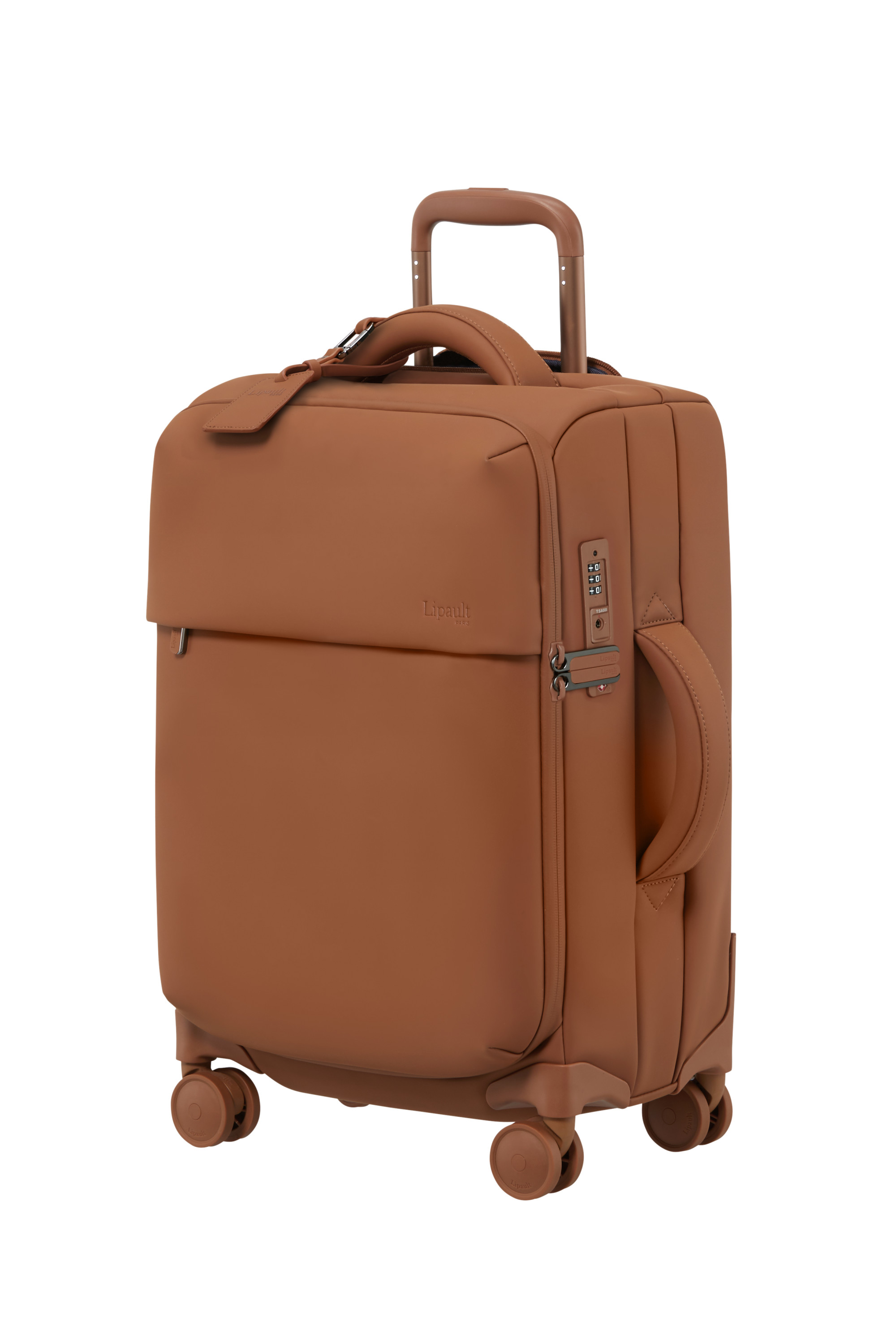 Lost in berlin valise 4 roues taille s LIPAULT PARIS Marron