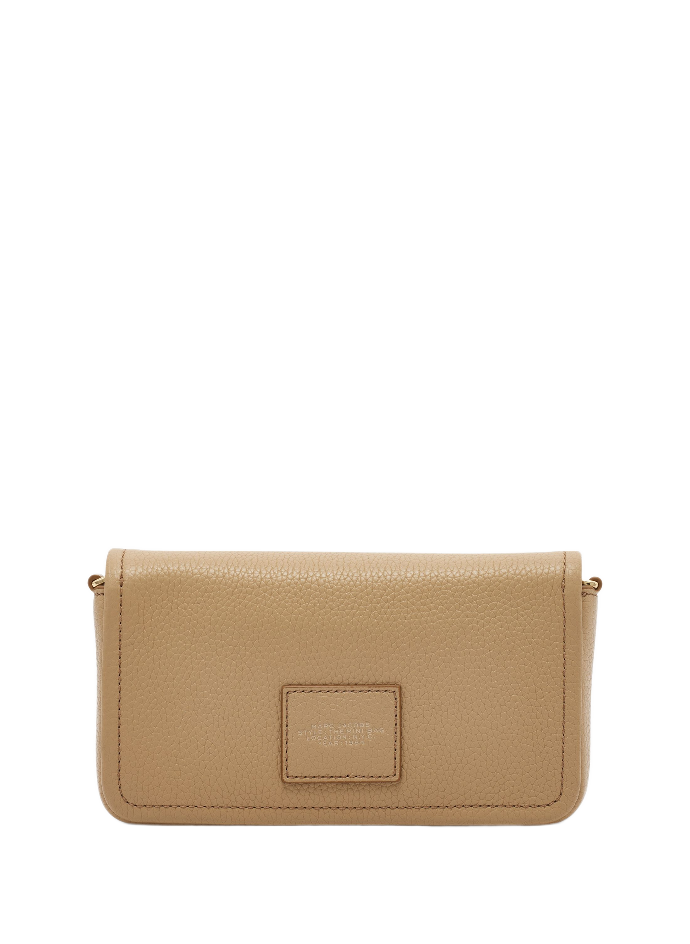 The Leather Mini Shoulder Bag in leather | Brown MARC JACOBS Women