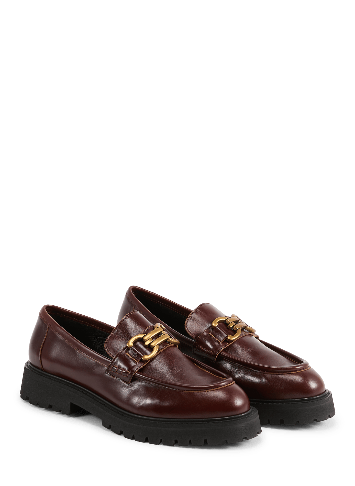 Mocassins Naomy en cuir | Rouge MAISON TOUFET Femme