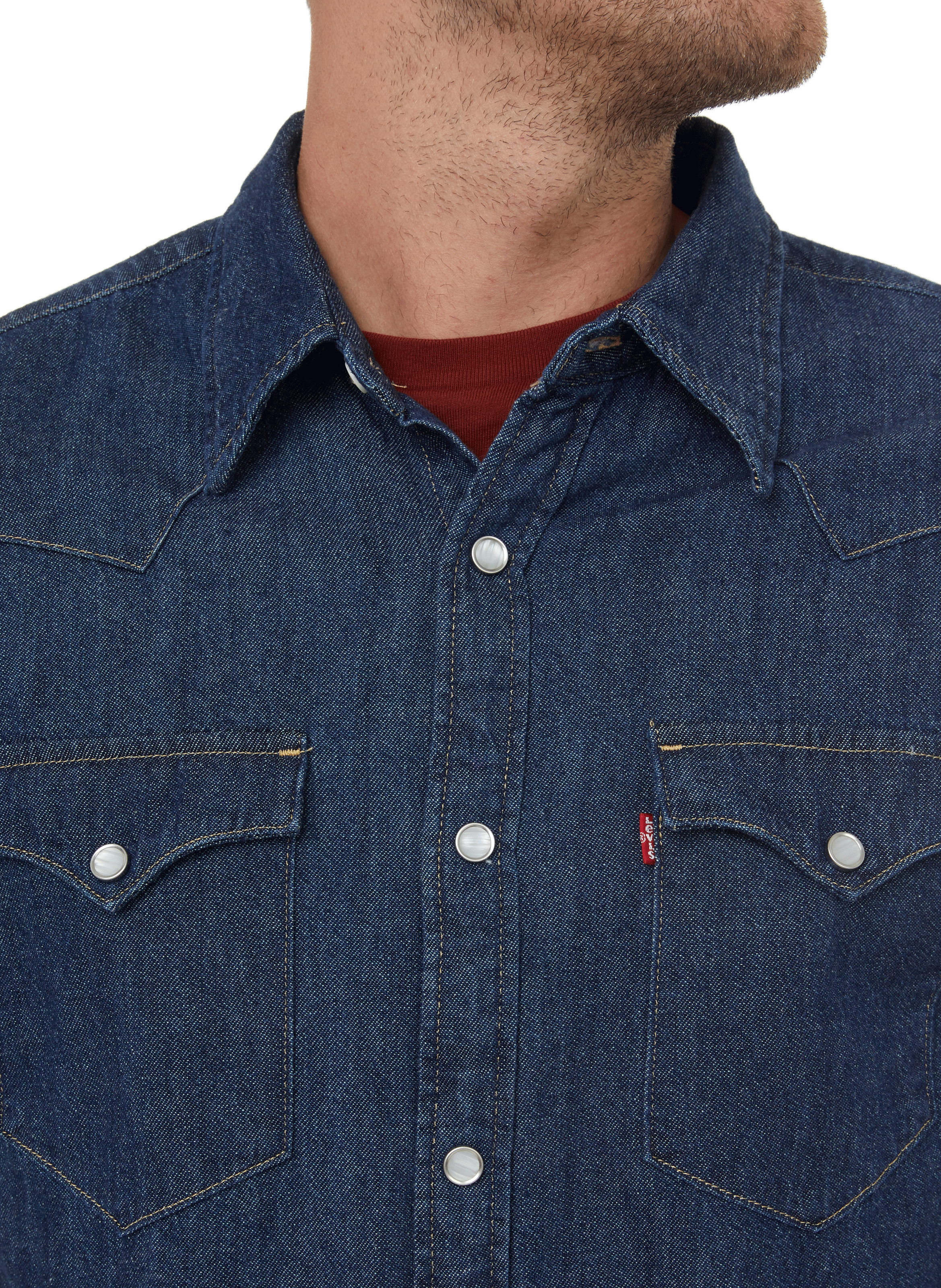 Western denim shirt LEVI'S Purple