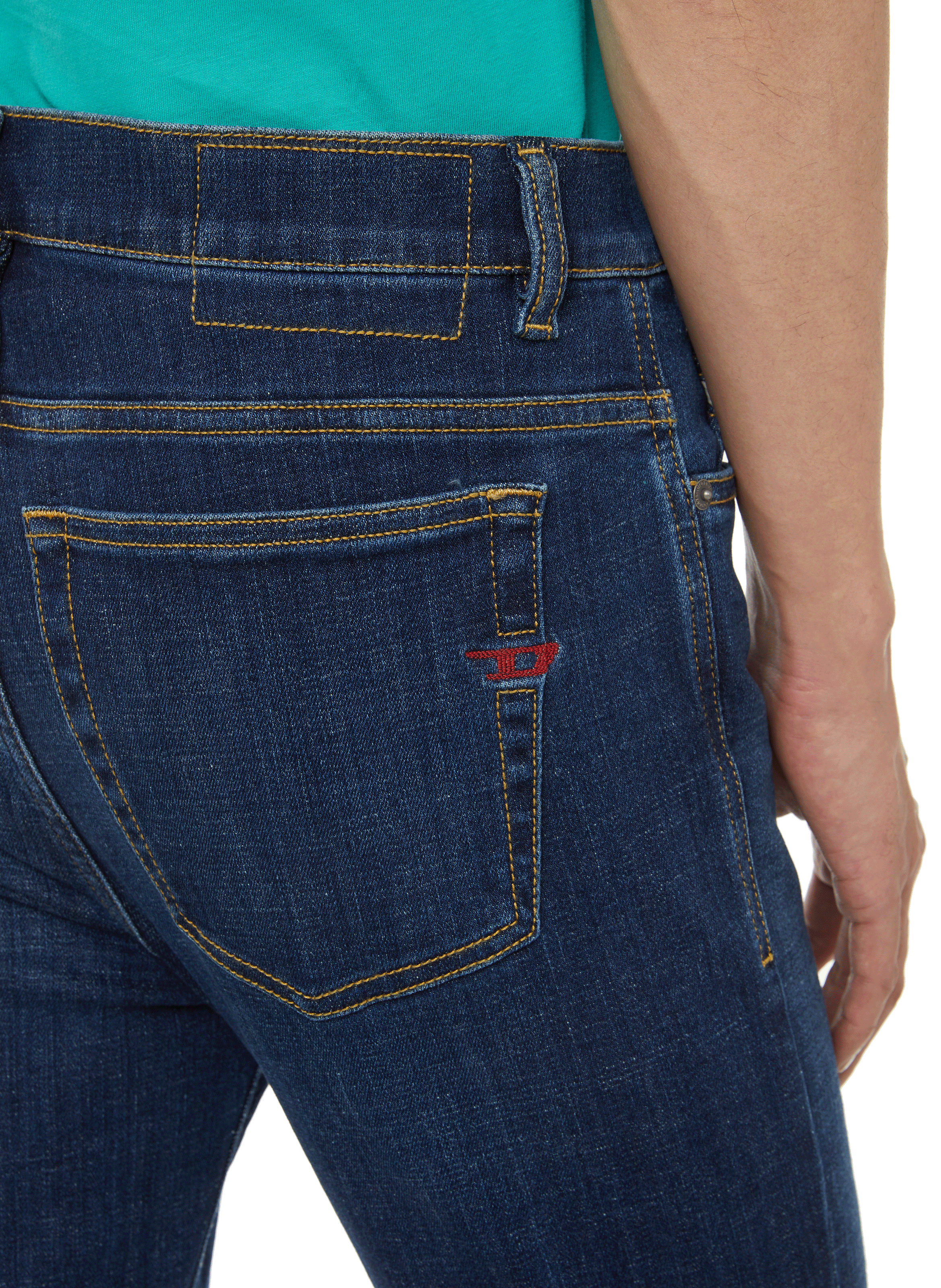 Jean skinny en coton stretch DIESEL Bleu