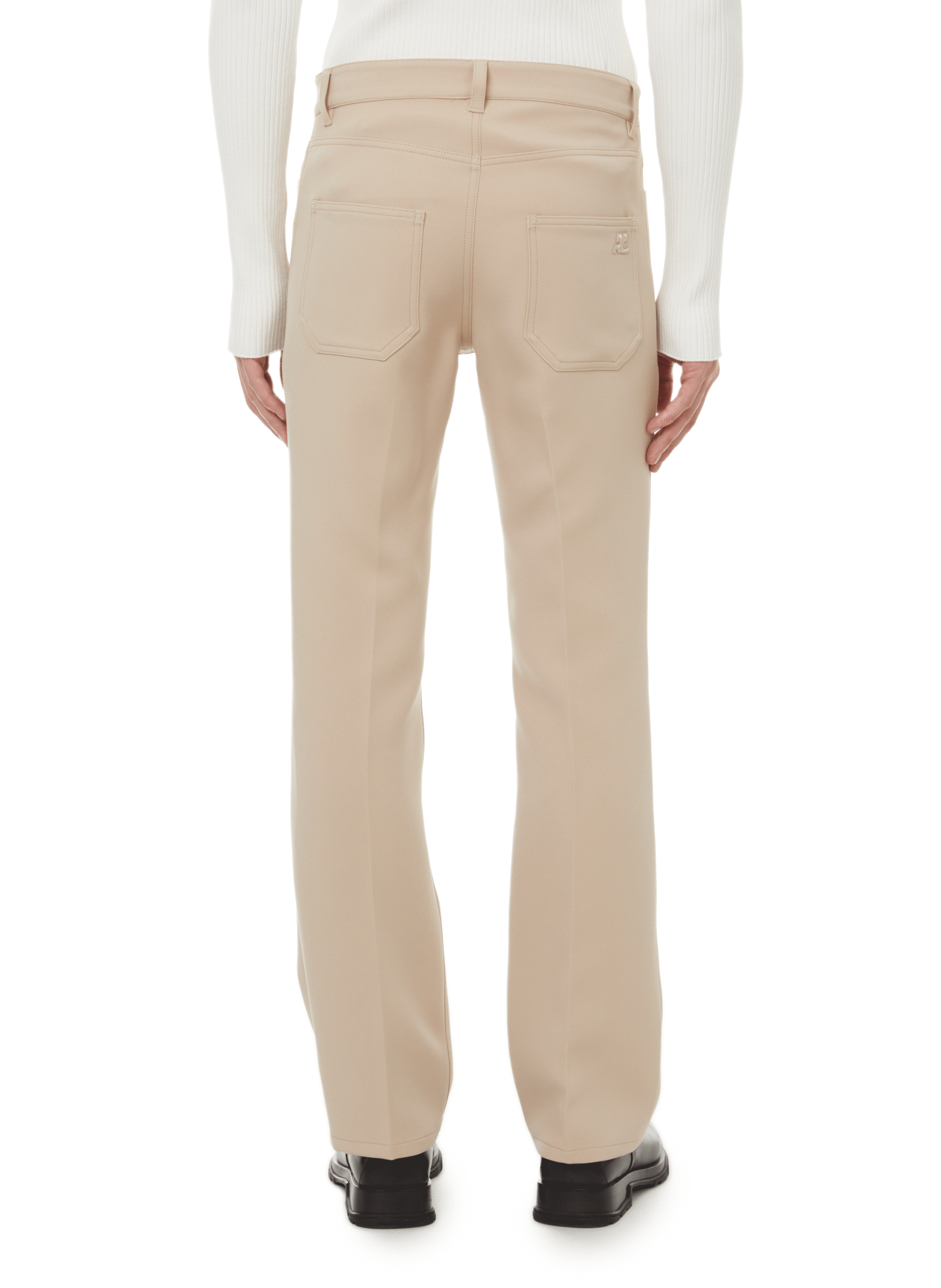 70?s bootcut trousers COURRÈGES Beige
