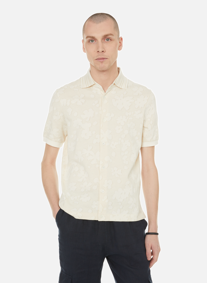 Cotton floral jacquard shirt PAUL SMITH
