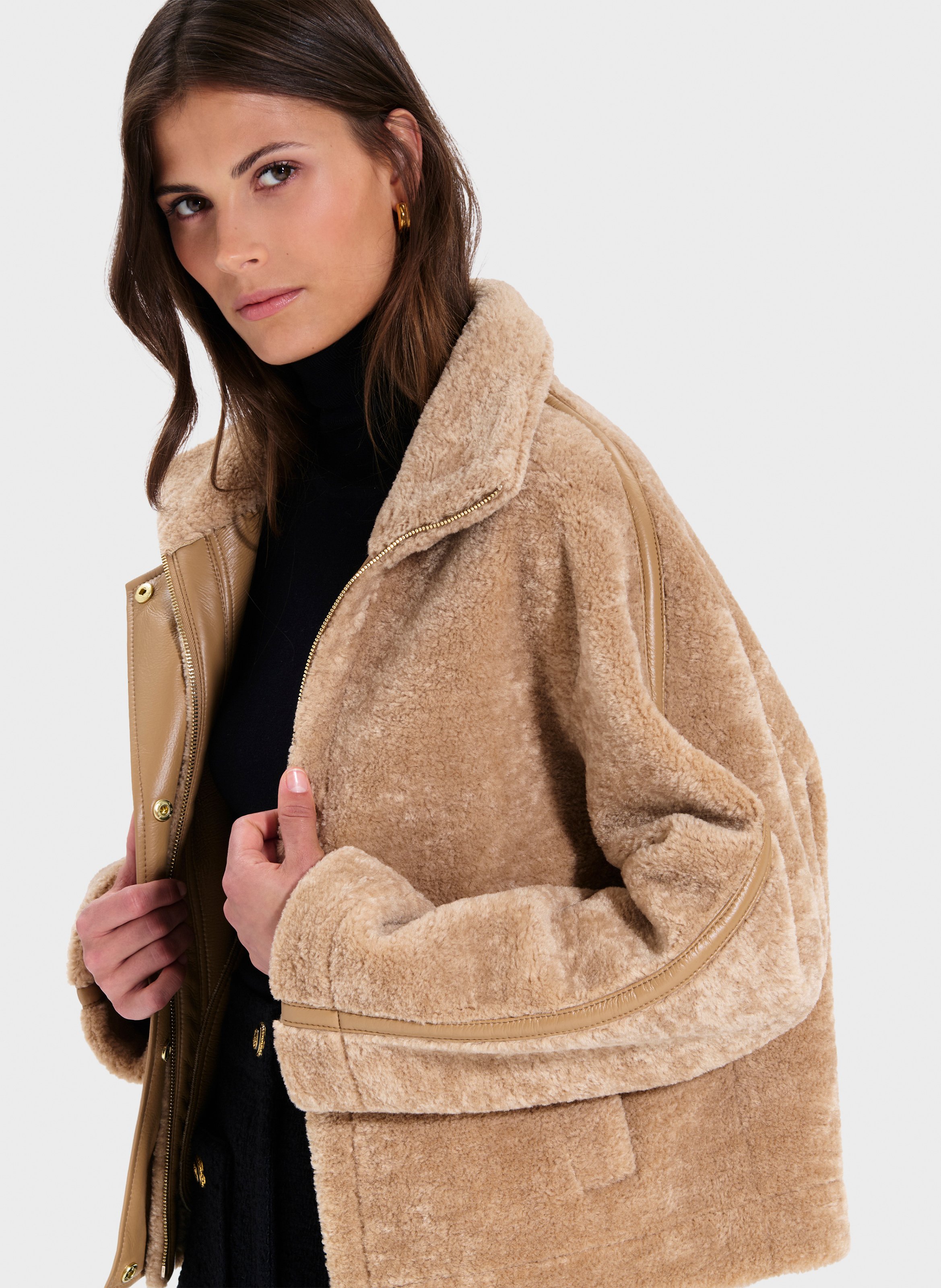 Manteau  miamia Marron